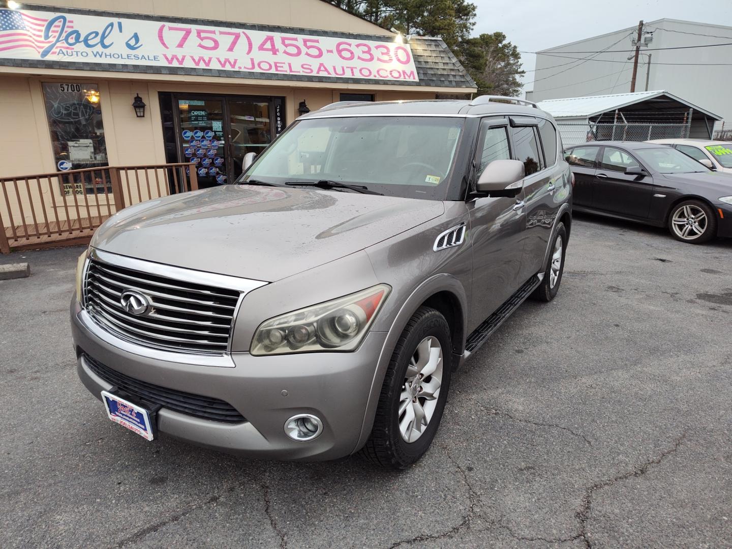 2011 Gray Infiniti QX56 (JN8AZ2NE1B9) , Automatic transmission, located at 5700 Curlew Drive, Norfolk, VA, 23502, (757) 455-6330, 36.841885, -76.209412 - Photo#3